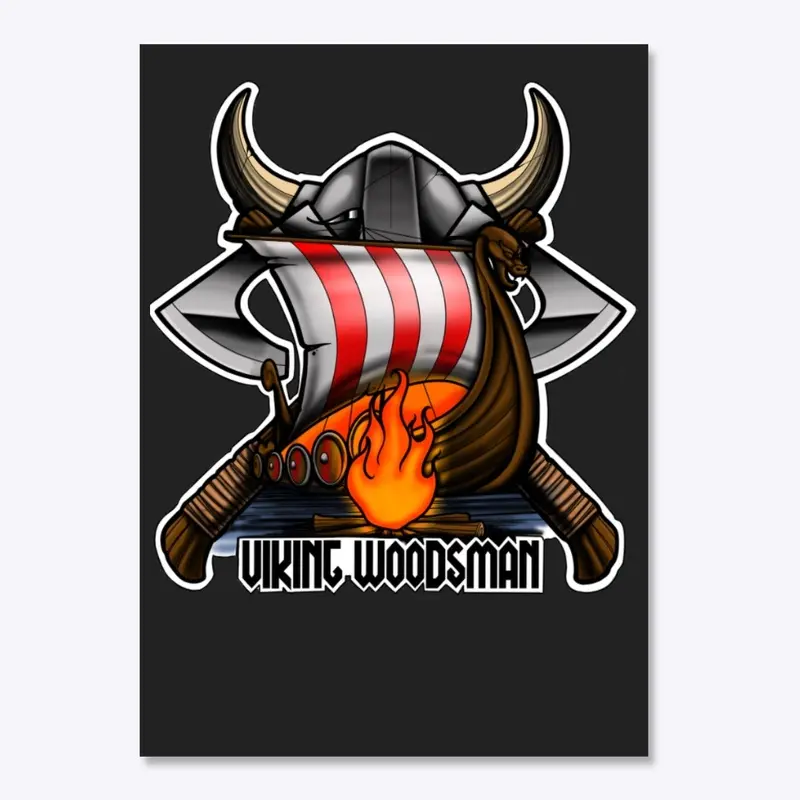 Viking Ship Sticker